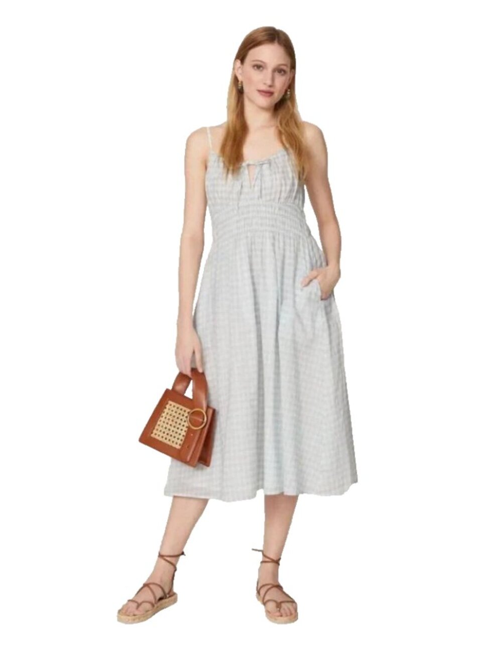 Tory Burch Spaghetti Strap Beach Dress Swim Cover-Up Size M